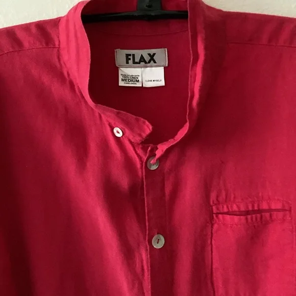 FLAX  100% Linen Shirt - Picture 4 of 4
